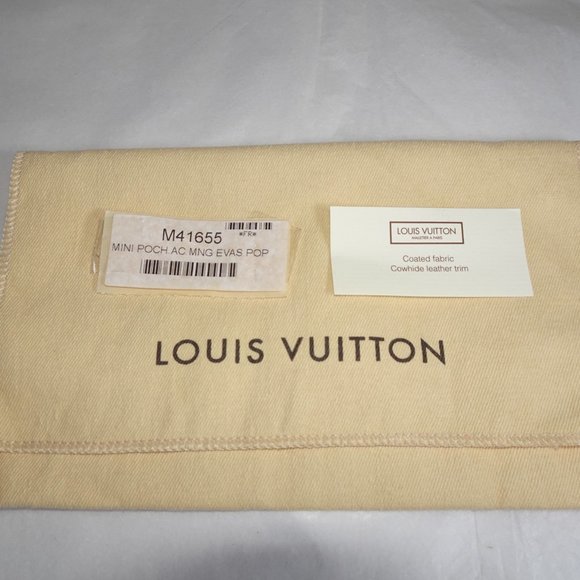 Louis Vuitton M41655 Brown Multi Color Print Coated Canvas Wristlet - Picture 11 of 12